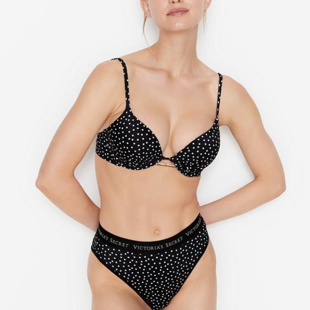 38C and Large VS Bali Bombshell Add-2-cups Classic Strap Push-Up Swim Top